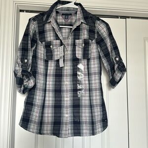 Tommy Hilfiger roll tab shirt NWT